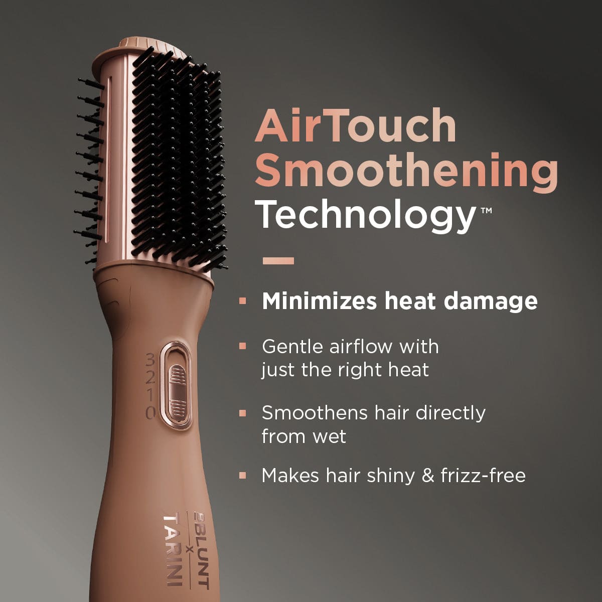 Wet-To-Dry Air Smoothening Brush