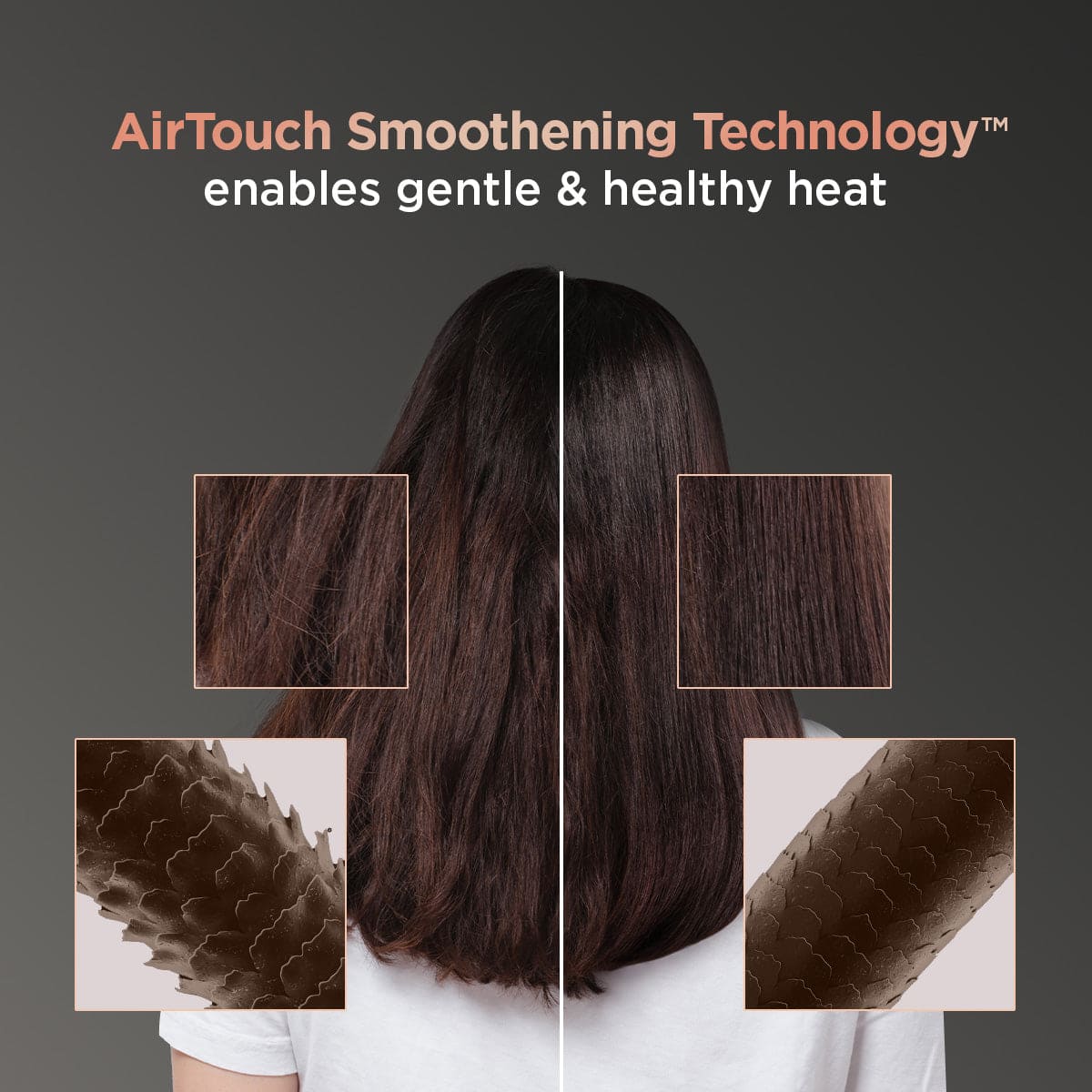 WET-TO-DRY AIR SMOOTHENING BRUSH - 850W (FOR FINE TO MEDIUM HAIR)