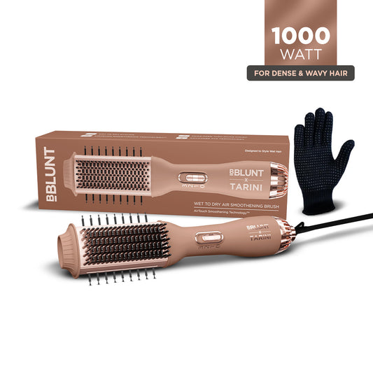 WET-TO-DRY AIR SMOOTHENING BRUSH - 1000W (FOR DENSE, THICK & WAVY HAIR)
