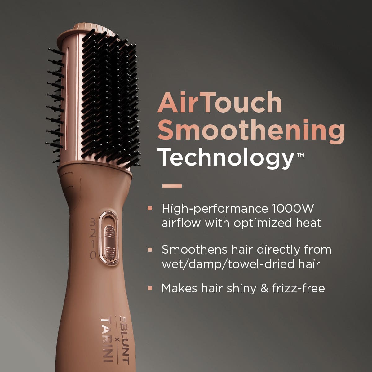 WET-TO-DRY AIR SMOOTHENING BRUSH - 850W (FOR FINE TO MEDIUM HAIR)