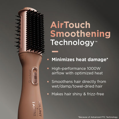 WET-TO-DRY AIR SMOOTHENING BRUSH - 1000W (FOR DENSE, THICK & WAVY HAIR)