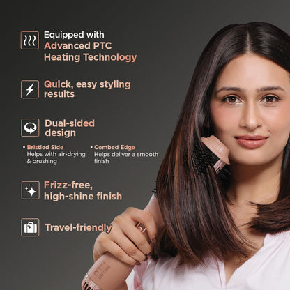Wet-To-Dry Air Smoothening Brush