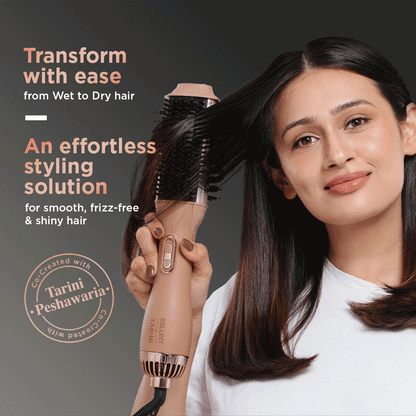 Wet-To-Dry Air Smoothening Brush