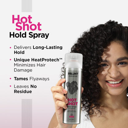 Hot Shot Hold Spray for Instant & Firm Hold - 300 ml