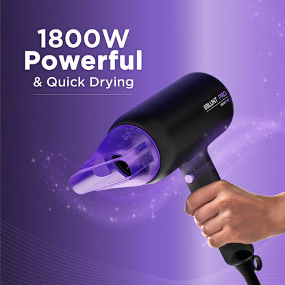 Pro 1800W Ionic Hair Dryer  Ionic Technology |Powerful Drying | Salon-Like Results